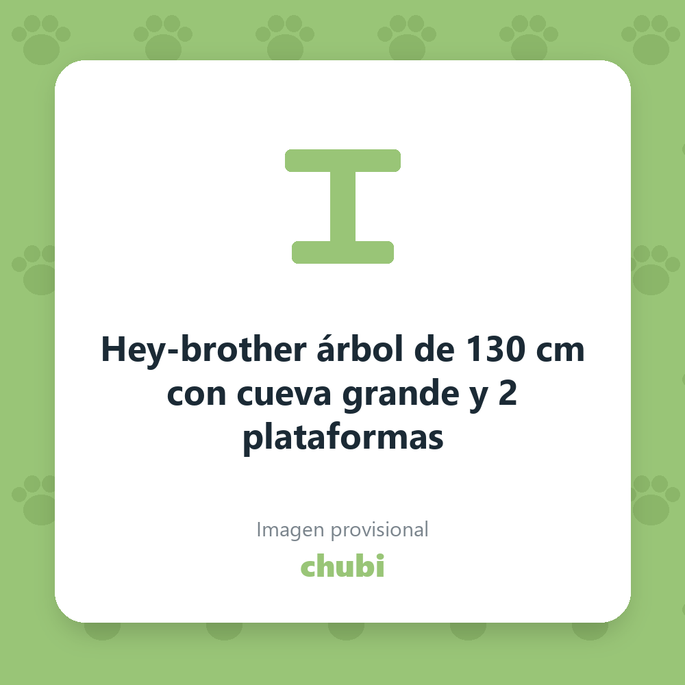 Hey-brother árbol de 130 cm con cueva grande y 2 plataformas