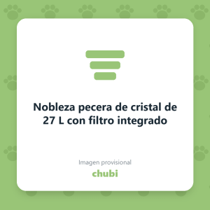 Nobleza pecera de cristal de 27 L con filtro integrado