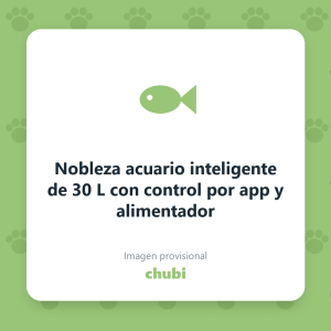 Nobleza acuario inteligente de 30 L con control por app y alimentador