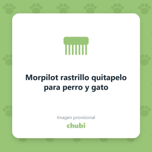 Morpilot rastrillo quitapelo para perro y gato
