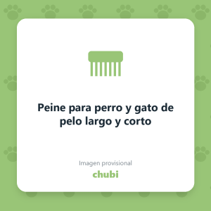 Peine para perro y gato de pelo largo y corto