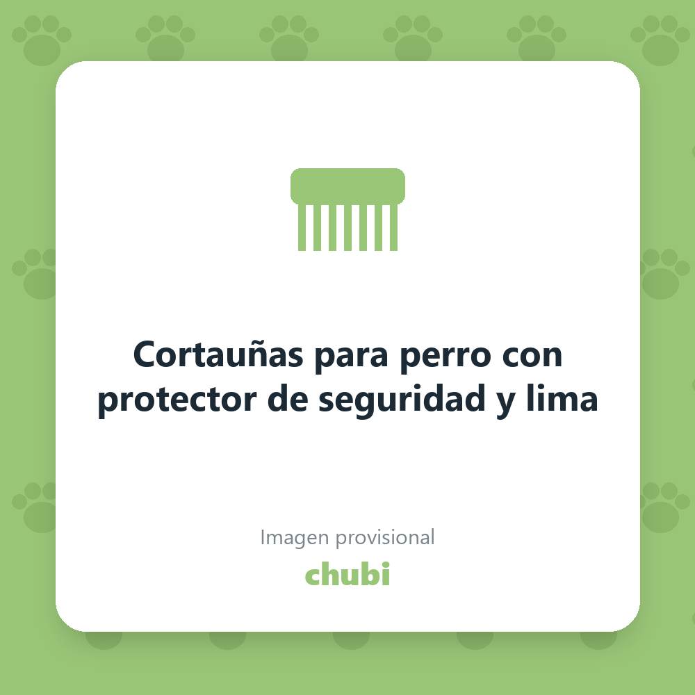 Cortauñas para perro con protector de seguridad y lima