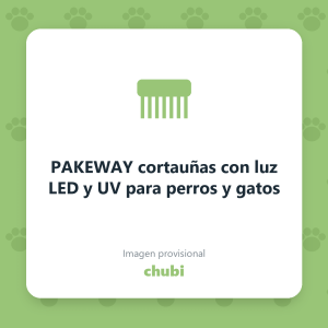 PAKEWAY cortauñas con luz LED y UV para perros y gatos