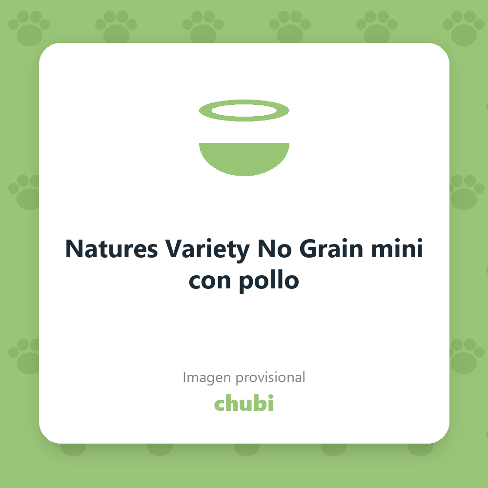 Natures Variety No Grain mini con pollo