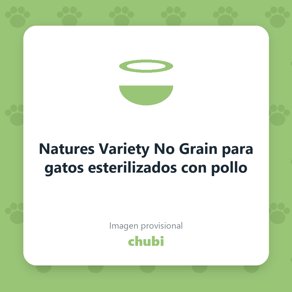 Natures Variety No Grain para gatos esterilizados con pollo