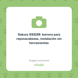 Sakura SS5259: barrera para reposacabezas, instalación sin herramientas