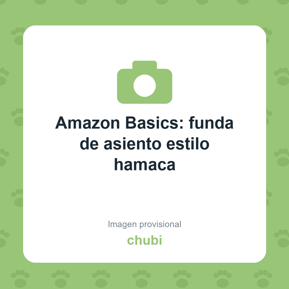 Amazon Basics: funda de asiento estilo hamaca