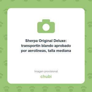 Sherpa Original Deluxe: transportín blando aprobado por aerolíneas, talla mediana