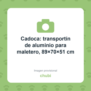 Cadoca: transportín de aluminio para maletero, 89×70×51 cm